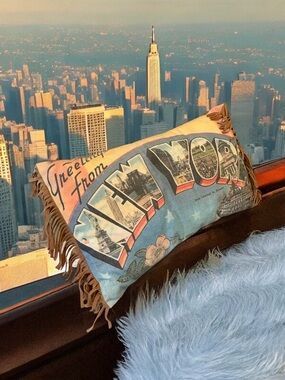 New York Accent Pillow